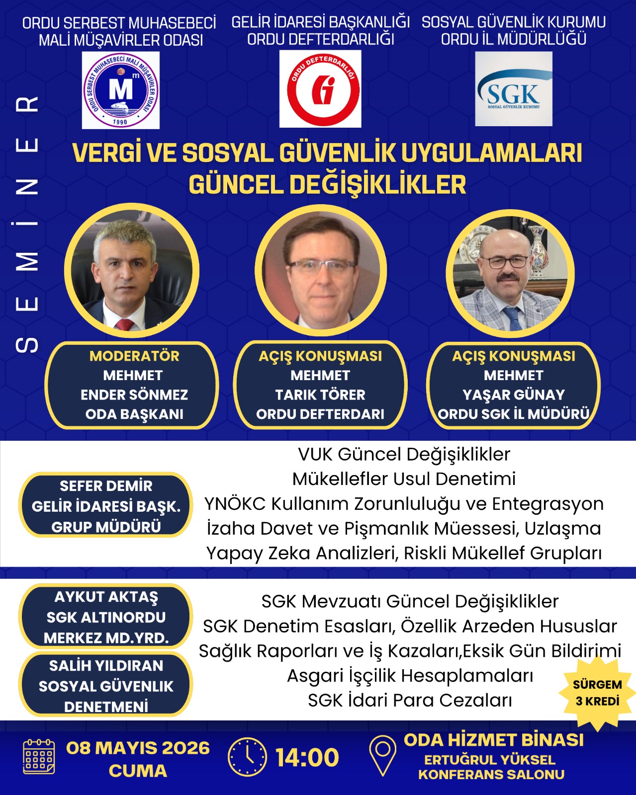 VERGİ VE SOSYAL GÜVENLİK UYGULAMALARI GÜNCEL DEĞİŞİKLİKLER SEMİNERİ Test